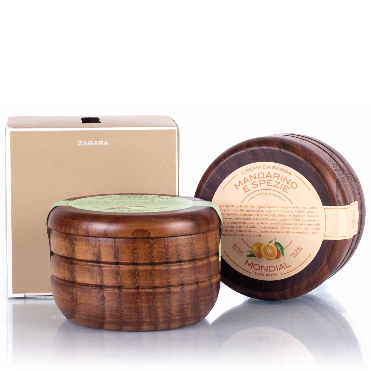 Mondial Shaving Cream Wooden Shop Bowl im